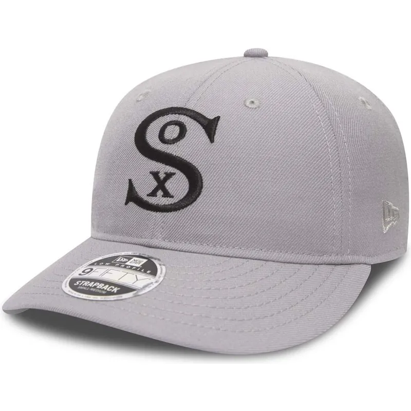 czapki-curva-szary-tasma-regulowana-9fifty-low-profile-city-series-chicago-white-sox-mlb-new-era czapki-curva-szary-tasma-regulowana-9fifty-low-profile-city-series-chicago-white-sox-mlb-new-era