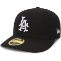 czapki-curva-czarny-dopasowany-59fifty-coop-wool-los-angeles-dodgers-mlb-new-era