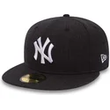 czarna-dopasowana-czapka-z-daszkiem-59fifty-seasonal-heather-new-york-yankees-mlb-marki-new-era