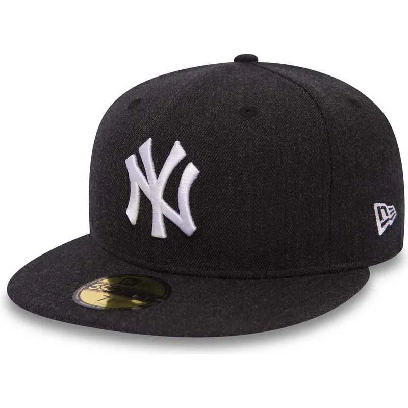 czapki-plana-czarny-dopasowany-59fifty-seasonal-heather-new-york-yankees-mlb-new-era
