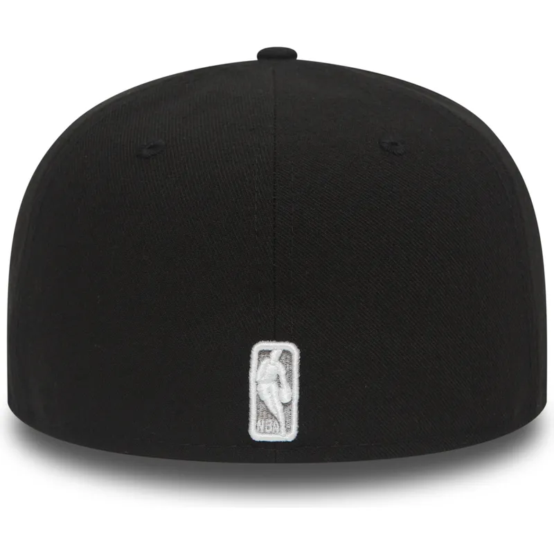 czapki-plana-czarny-dopasowany-59fifty-san-antonio-spurs-nba-new-era