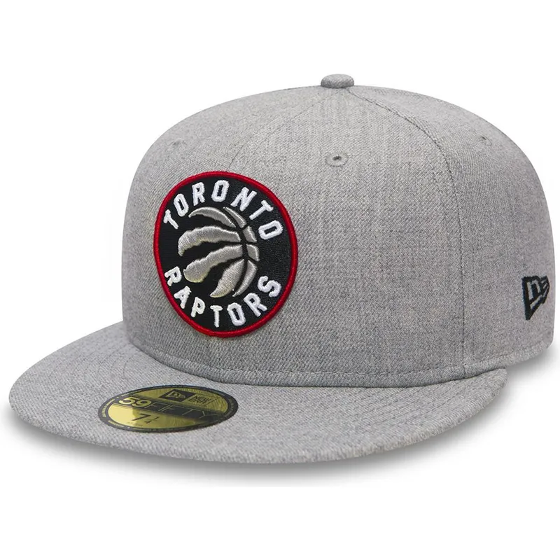 czapki-plana-szary-dopasowany-59fifty-heather-toronto-raptors-nba-new-era