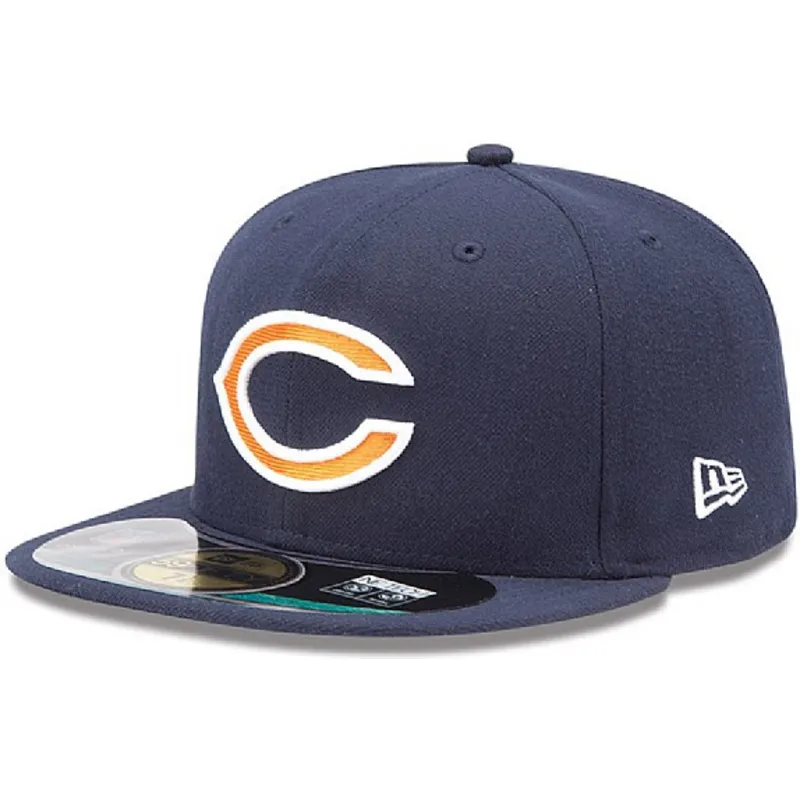 czapki-plana-granatowy-dopasowany-59fifty-on-field-chicago-bears-nfl-new-era