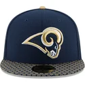 czapki-plana-niebieski-dopasowany-59fifty-sideline-los-angeles-rams-nfl-new-era