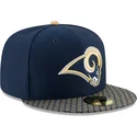 czapki-plana-niebieski-dopasowany-59fifty-sideline-los-angeles-rams-nfl-new-era