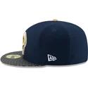 czapki-plana-niebieski-dopasowany-59fifty-sideline-los-angeles-rams-nfl-new-era