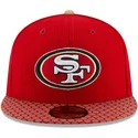 czapki-plana-czerwony-dopasowany-59fifty-sideline-san-francisco-49ers-nfl-new-era