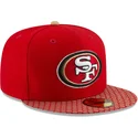 czapki-plana-czerwony-dopasowany-59fifty-sideline-san-francisco-49ers-nfl-new-era