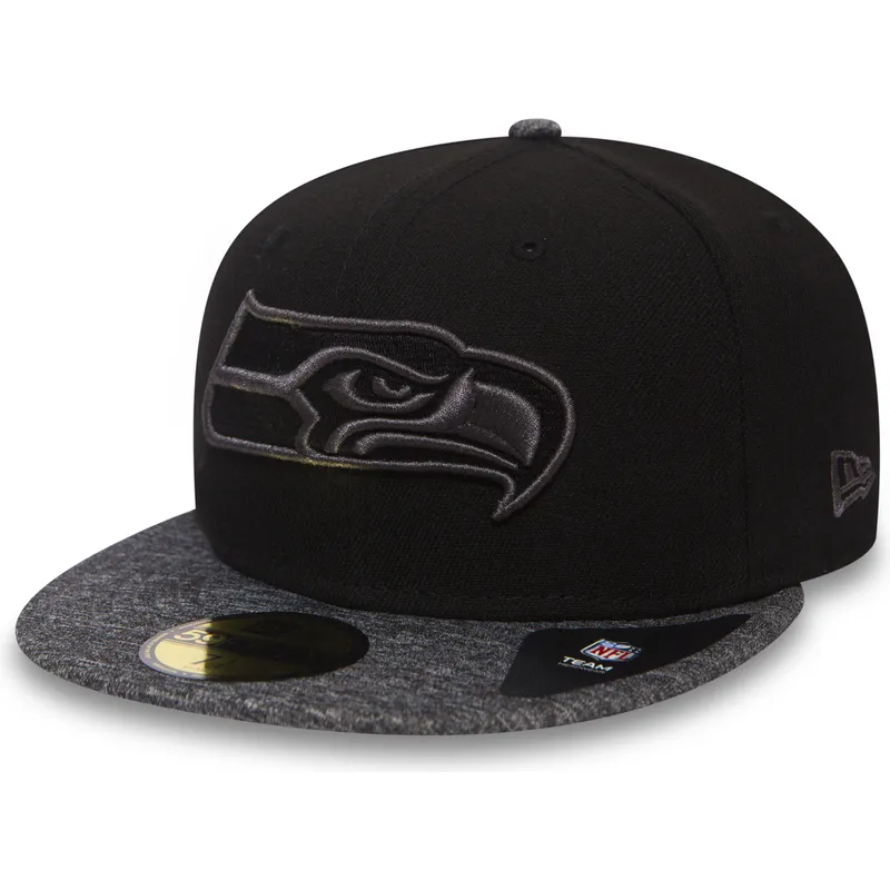 czapki-plana-czarny-dopasowany-59fifty-grey-collection-seattle-seahawks-nfl-new-era czapki-plana-czarny-dopasowany-59fifty-grey-collection-seattle-seahawks-nfl-new-era