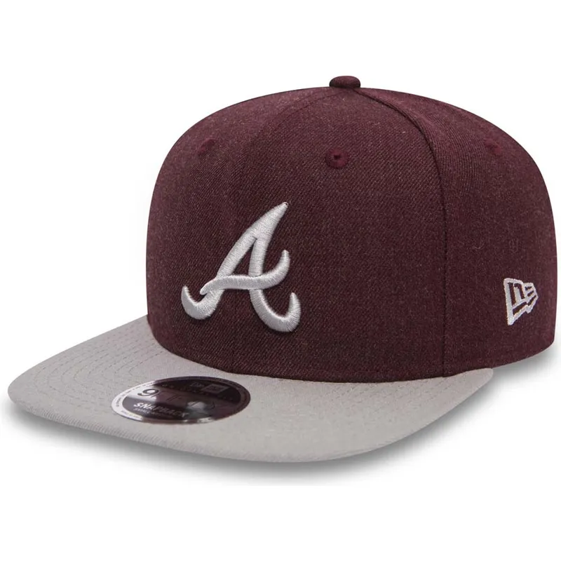 czapki-plana-czerwony-snapback-9fifty-seasonal-heather-atlanta-braves-mlb-new-era