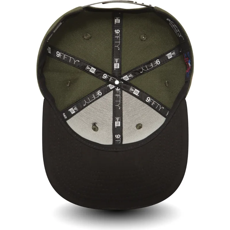 czapki-plana-zielony-snapback-9fifty-seasonal-heather-boston-red-sox-mlb-new-era