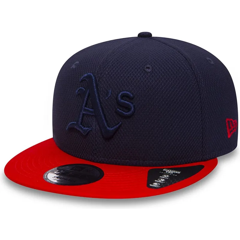 czapki-plana-granatowy-snapback-9fifty-diamond-era-essential-oakland-athletics-mlb-new-era