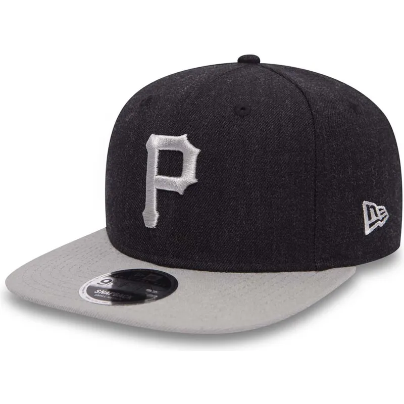 czapki-plana-granatowy-snapback-9fifty-seasonal-heather-pittsburgh-pirates-mlb-new-era