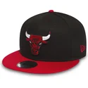 czarna-i-czerwona-plaska-czapka-snapback-9fifty-chicago-bulls-nba-od-new-era