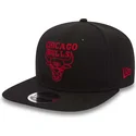 czapki-plana-czarny-snapback-9fifty-chain-stitch-chicago-bulls-nba-new-era