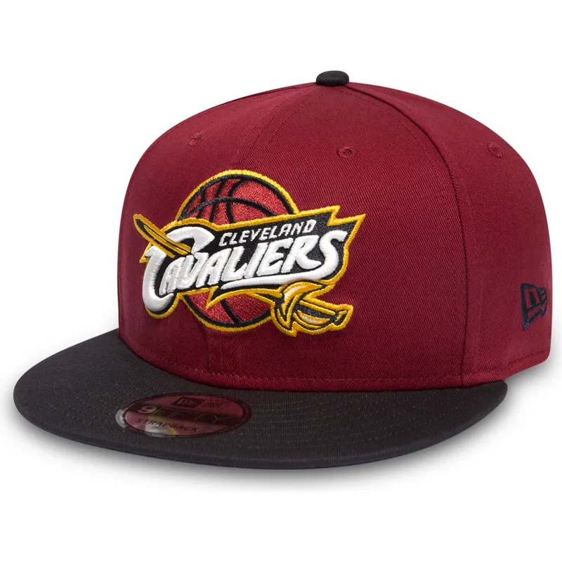czapki-plana-czerwony-snapback-9fifty-cleveland-cavaliers-nba-new-era