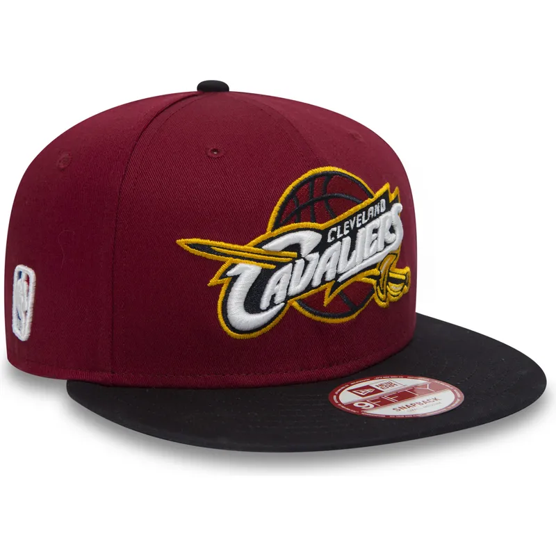 czapki-plana-czerwony-snapback-9fifty-cleveland-cavaliers-nba-new-era