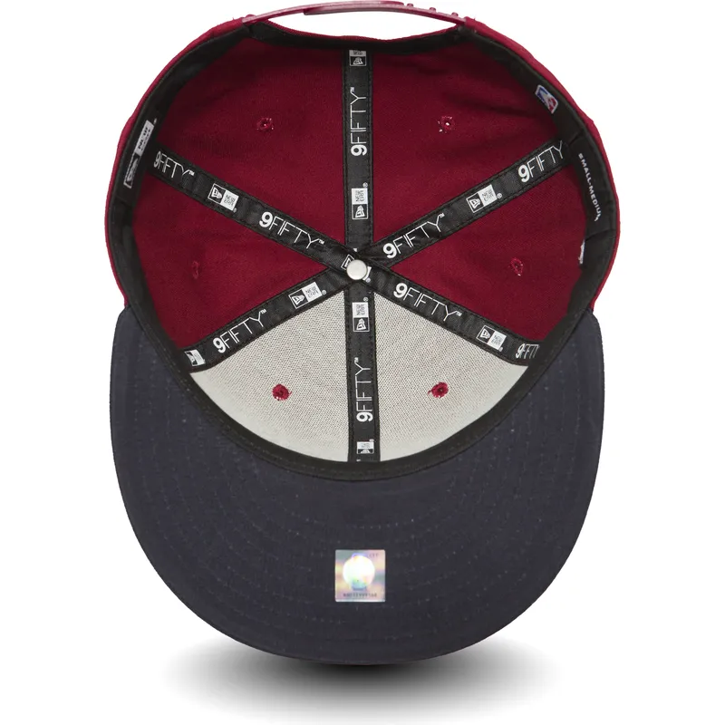 czapki-plana-czerwony-snapback-9fifty-cleveland-cavaliers-nba-new-era