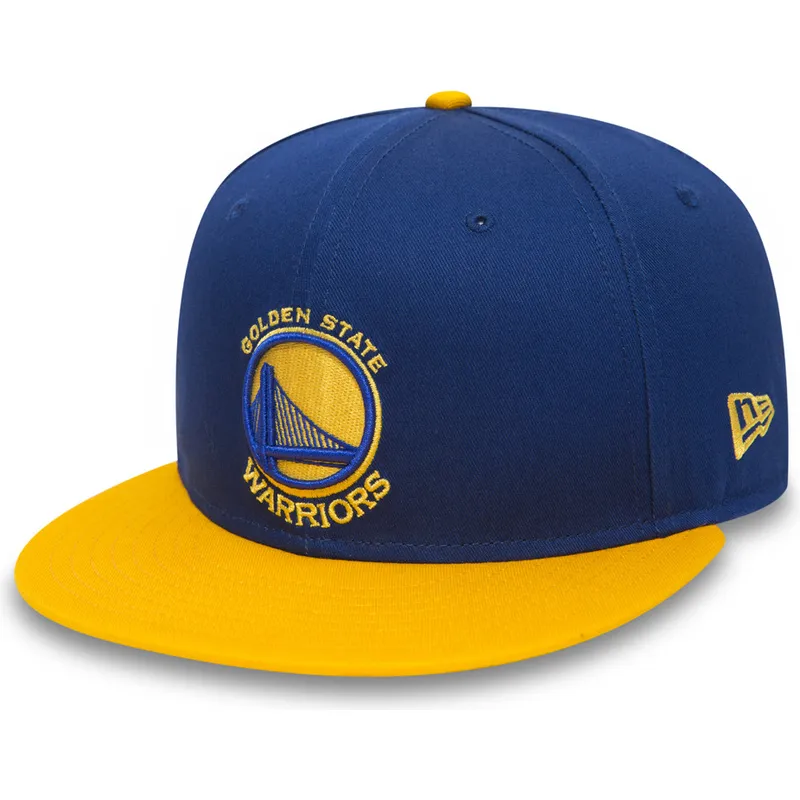czapki-plana-niebieski-snapback-9fifty-golden-state-warriors-nba-new-era
