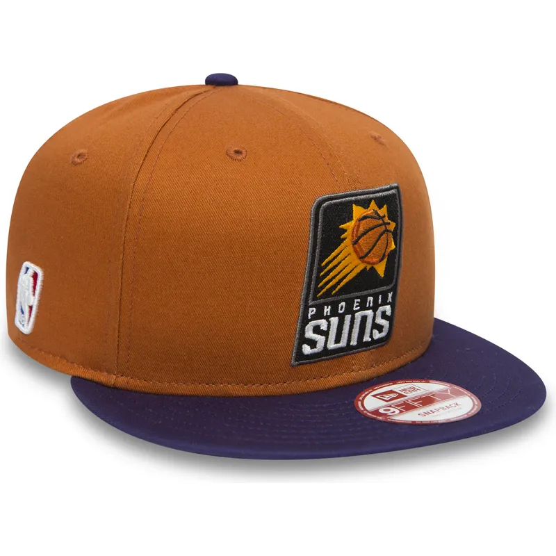 czapki-plana-pomaranczowy-snapback-9fifty-phoenix-suns-nba-new-era