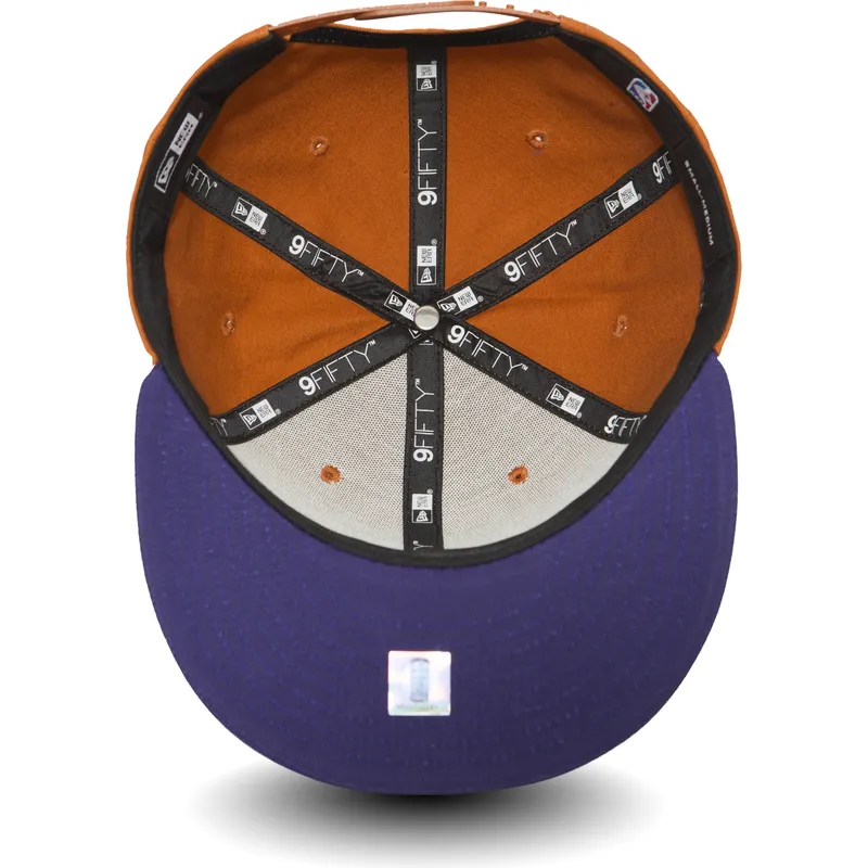 czapki-plana-pomaranczowy-snapback-9fifty-phoenix-suns-nba-new-era