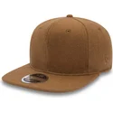 brazowa-plaska-czapka-regulowana-9fifty-premium-classic-od-new-era