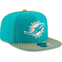 czapki-plana-niebieski-snapback-9fifty-sideline-miami-dolphins-nfl-new-era