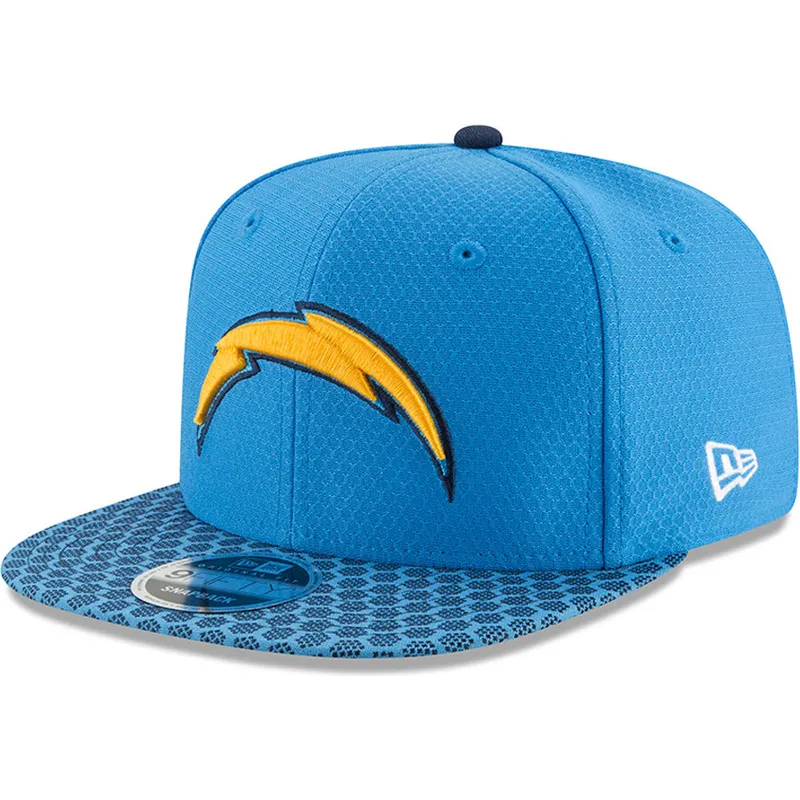 czapki-plana-niebieski-snapback-9fifty-sideline-los-angeles-chargers-nfl-new-era