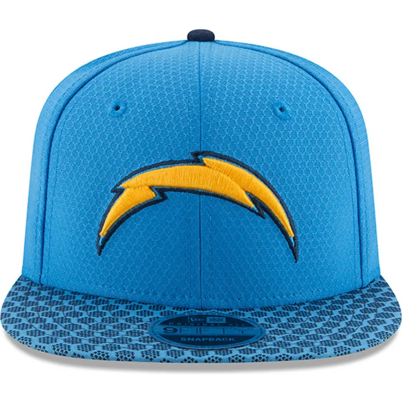 czapki-plana-niebieski-snapback-9fifty-sideline-los-angeles-chargers-nfl-new-era