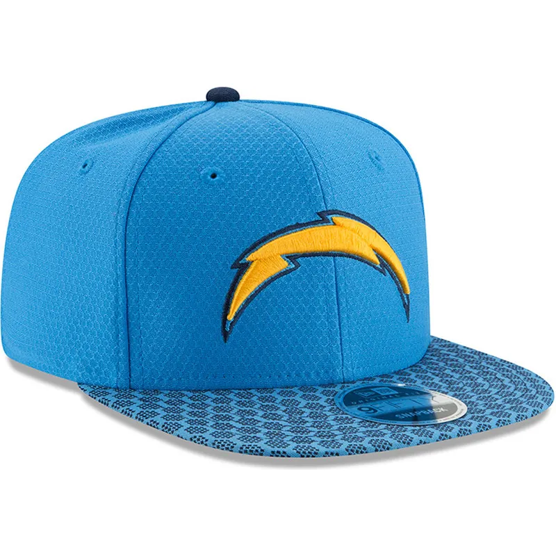 czapki-plana-niebieski-snapback-9fifty-sideline-los-angeles-chargers-nfl-new-era