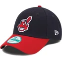 czapki-curva-czarny-tasma-regulowana-9forty-the-league-cleveland-indians-mlb-new-era