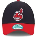 czapki-curva-czarny-tasma-regulowana-9forty-the-league-cleveland-indians-mlb-new-era