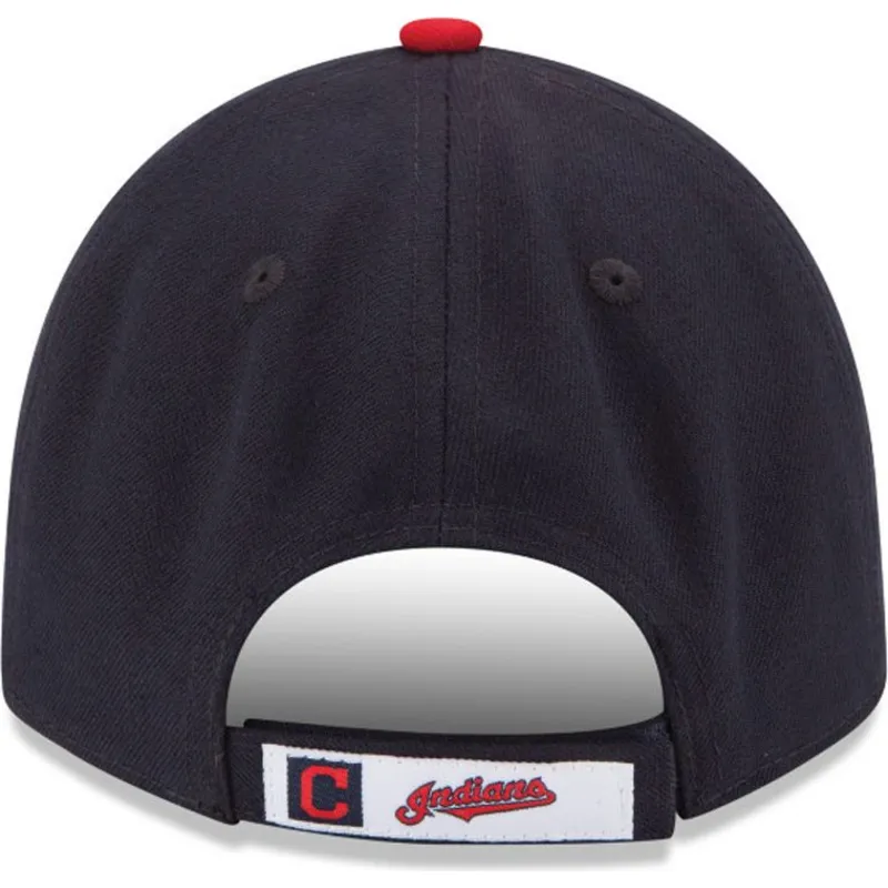 czapki-curva-czarny-tasma-regulowana-9forty-the-league-cleveland-indians-mlb-new-era