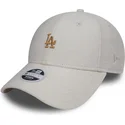 czapki-curva-bialy-tasma-regulowana-bronce-9forty-melton-los-angeles-dodgers-mlb-new-era