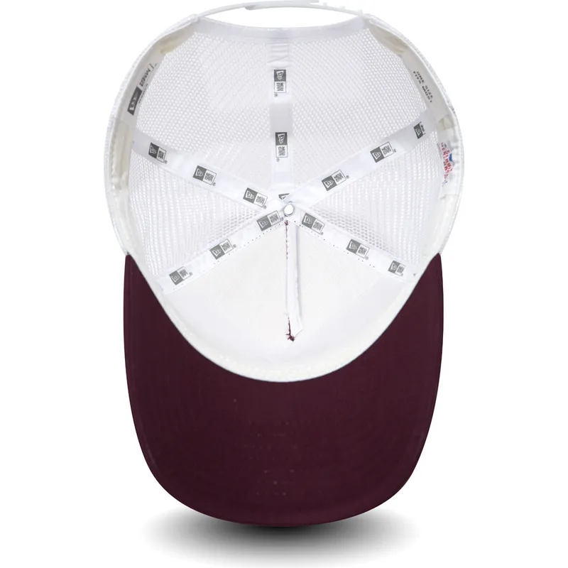 czapki-curva-czerwony-snapback-granate-oro-9forty-essential-new-york-yankees-mlb-new-era