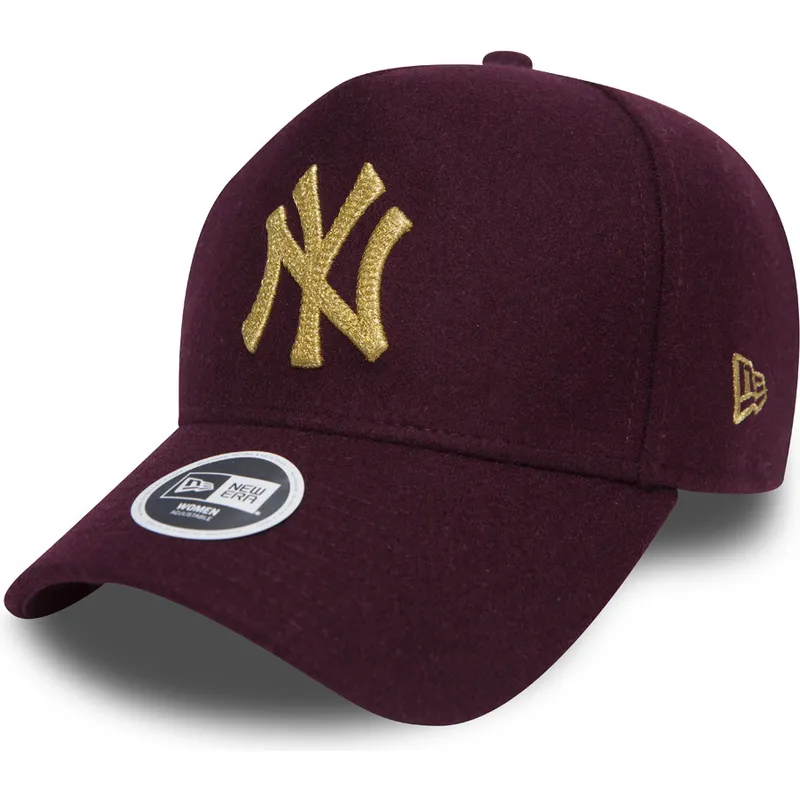 czapki-curva-czerwony-tasma-regulowana-granate-9forty-melton-a-frame-new-york-yankees-mlb-new-era
