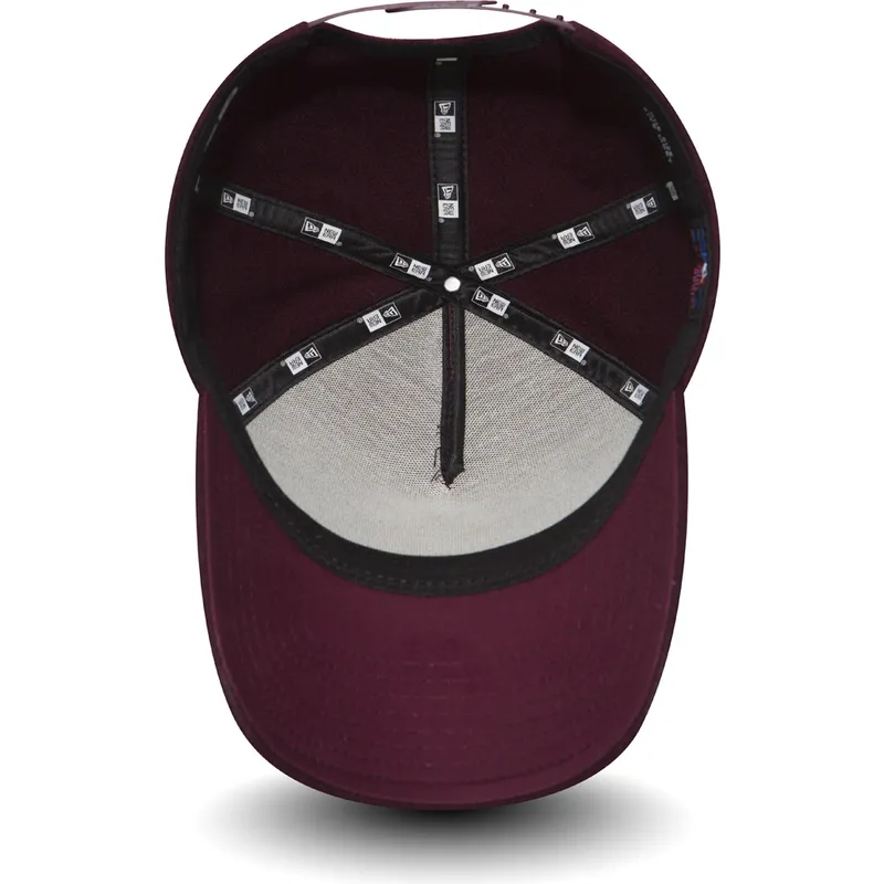 czapki-curva-czerwony-tasma-regulowana-granate-9forty-melton-a-frame-new-york-yankees-mlb-new-era