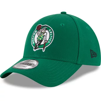 Wyginięta czapka zielona z regulacją 9FORTY The League Boston Celtics NBA New Era