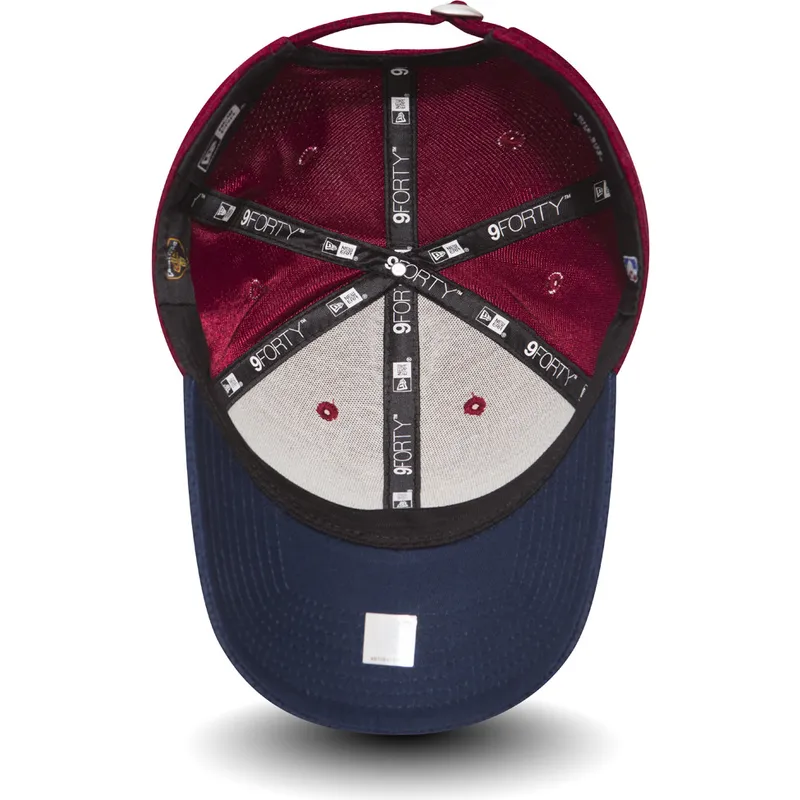 czapki-curva-czerwony-tasma-regulowana-9forty-mesh-cleveland-cavaliers-nba-new-era