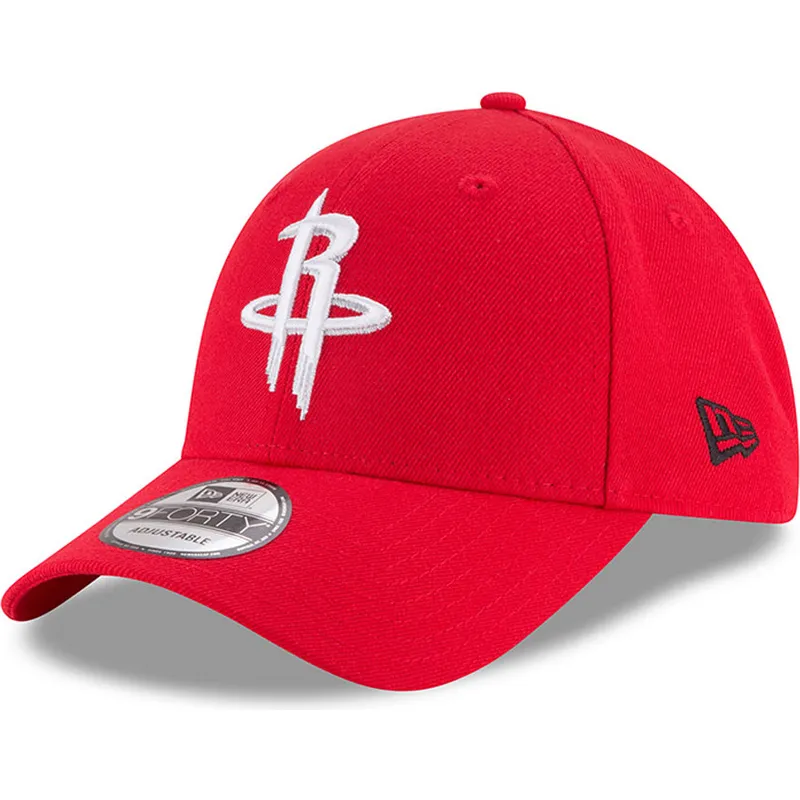 czapki-curva-czerwony-tasma-regulowana-9forty-the-league-houston-rockets-nba-new-era