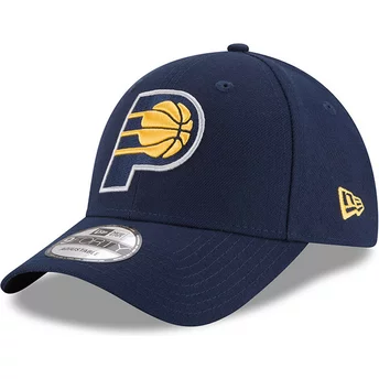 Wyginięta czapka ciemnoniebieska z regulacją 9FORTY The League Indiana Pacers NBA New Era