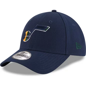 Wyginięta czapka ciemnoniebieska z regulacją 9FORTY The League Utah Jazz NBA New Era