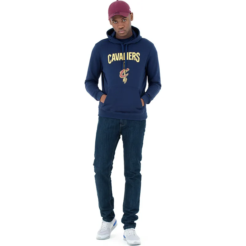 bluzy-z-kapturem-niebieski-pullover-hoody-cleveland-cavaliers-nba-new-era