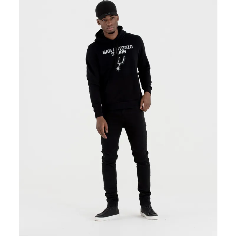 bluzy-z-kapturem-czarny-pullover-hoody-san-antonio-spurs-nba-new-era
