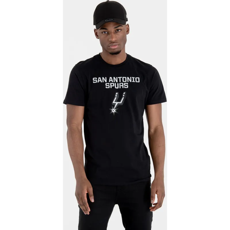 koszulki-krotki-rekaw-czarny-san-antonio-spurs-nba-new-era