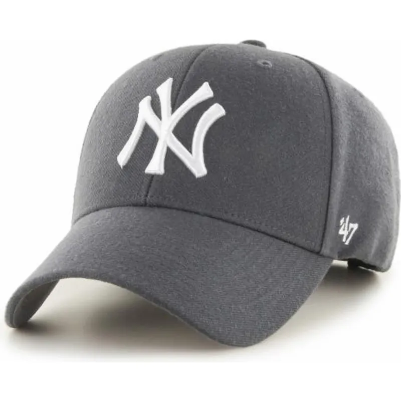 czapki-curva-szary-tasma-regulowana-new-york-yankees-mlb-47-brand