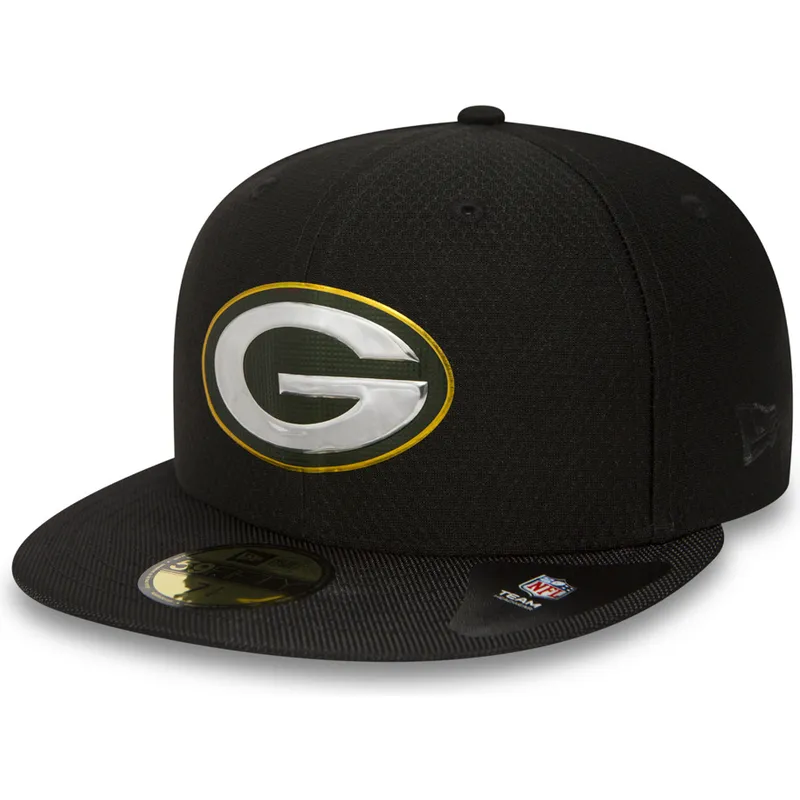 czapki-plana-czarny-dopasowany-59fifty-black-coll-green-bay-packers-nfl-new-era