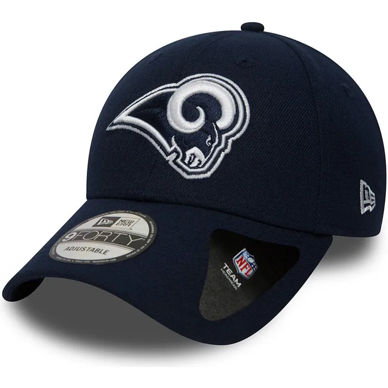 czapki-curva-granatowy-tasma-regulowana-9forty-the-league-los-angeles-rams-nfl-new-era