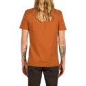 t-shirt-krotki-rekaw-brazowa-line-euro-copper-volcom