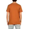 t-shirt-krotki-rekaw-brazowa-carving-block-copper-volcom
